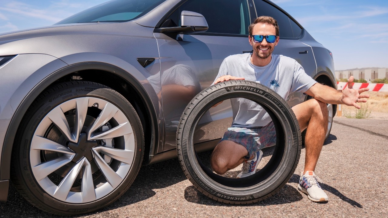 NEW EV Tire Test! Michelin e-Primacy on Tesla Model Y
