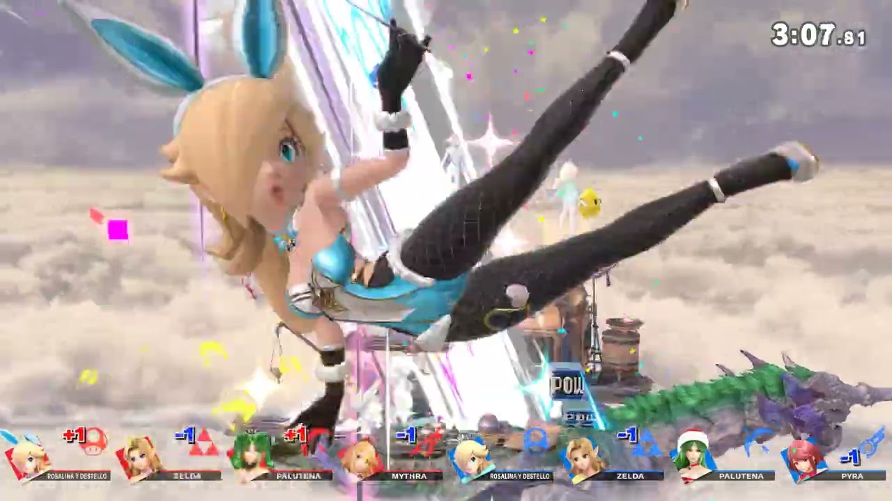 SSBU Mods: Team Bunny vs Team Summer Battle (Only Blast and Screen KO) #4