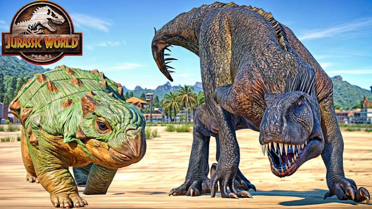 Scorpius Rex E750 vs BUMPY, Toro, Indominus Rex, T-REX Blue Camp Cretaceous
