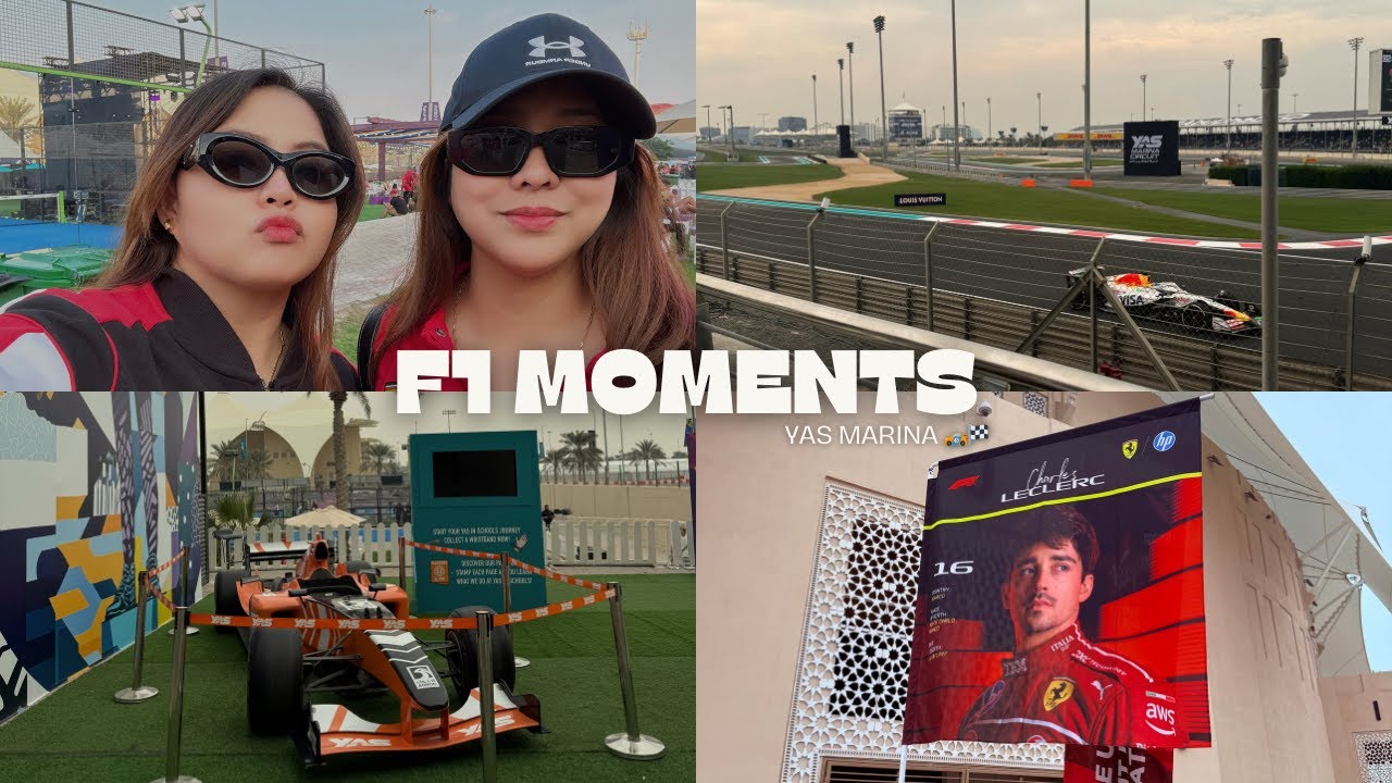 Vlogmas #1: First Time at F1 Abu Dhabi Practice! INSANE! 🏁🔥