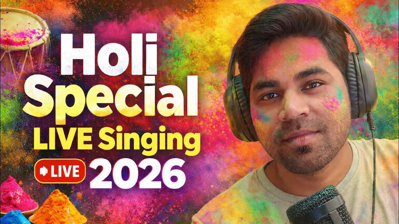 Holi Special Live Singing I Best Bollywood Holi Songs 2026 #mustwatch #livemusic #livesinging #music