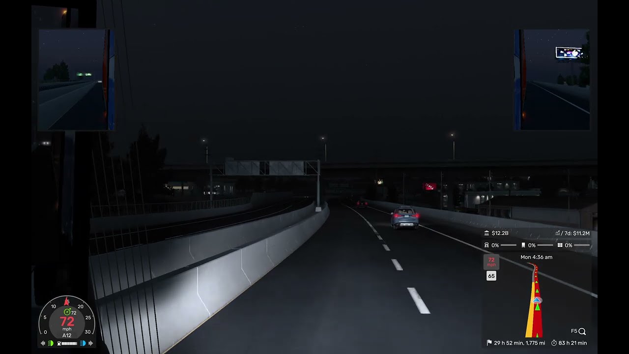 American Truck Simulator Pt1 of 2 Job From California to Illinois