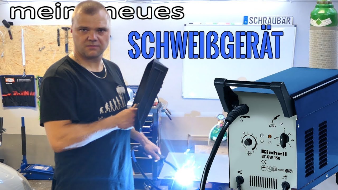 Einhell Schutzgas Schweißgerät BT GW 190 D unboxing review und praxistest