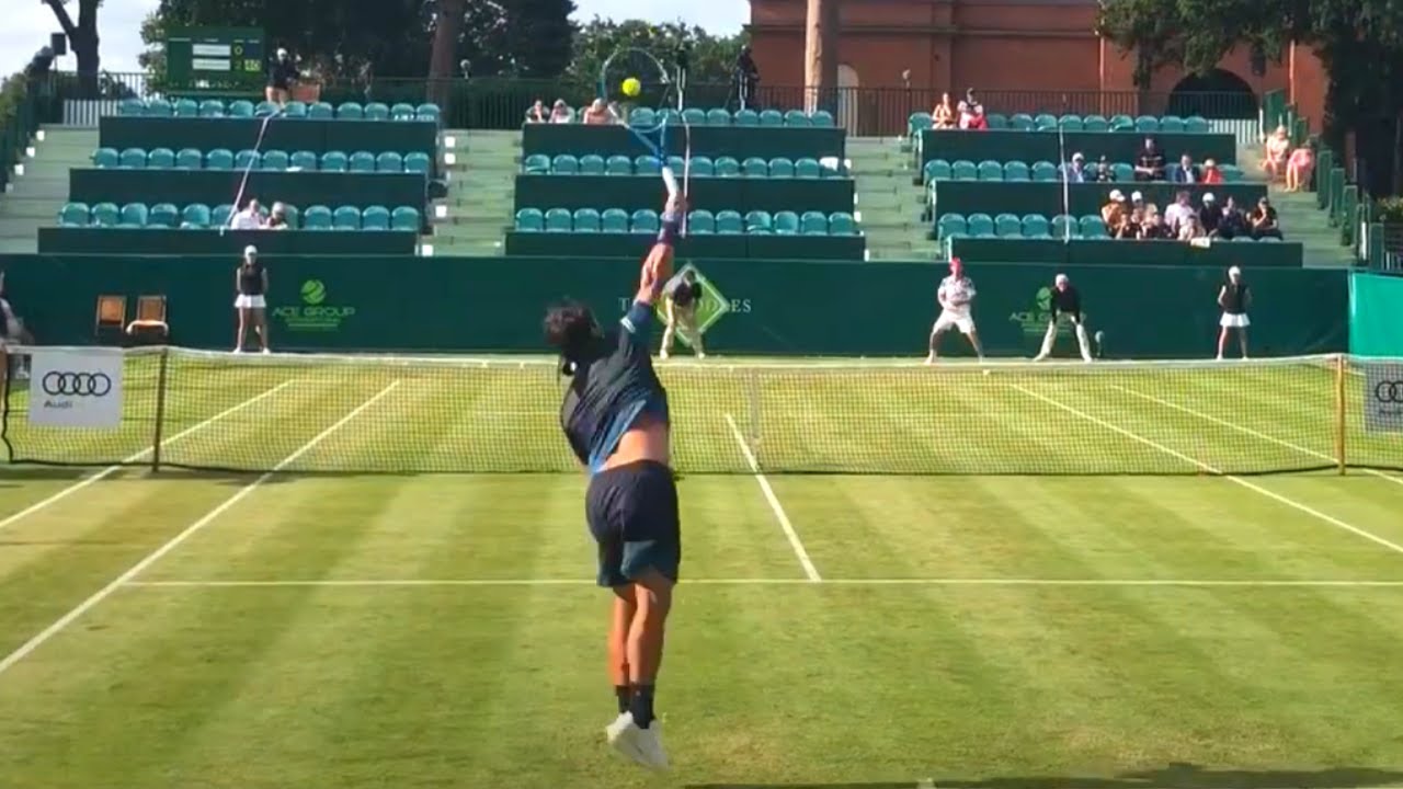 Fabio Fognini vs Diego Schwartzman Full Highlights | Court Level View