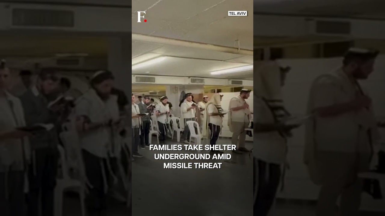 Israel: Tel Aviv Residents Pray In Underground Garage | Subscribe to Firstpost | N18G