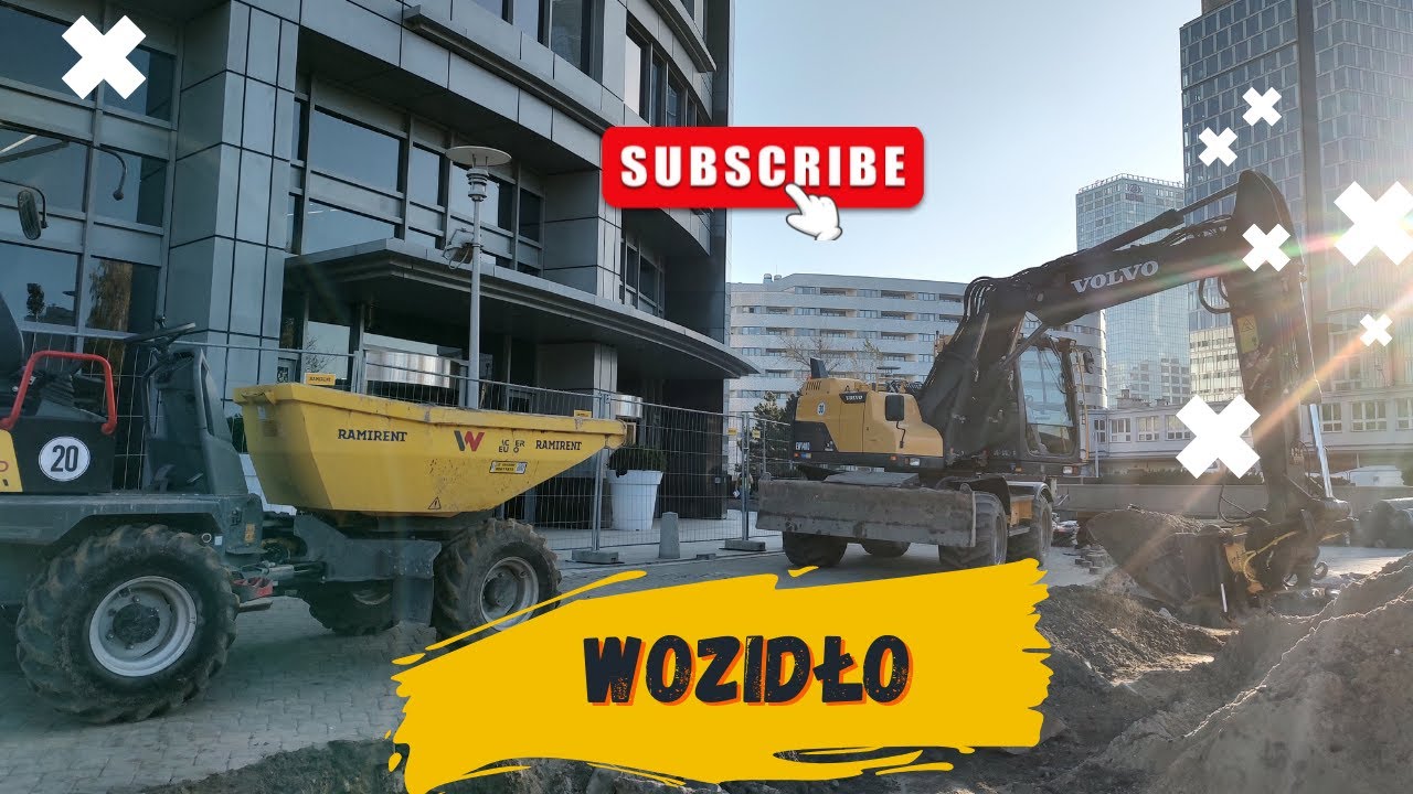 Praca z wozidłem 3t I Tiltrotator Engcon I Wacker Neuson