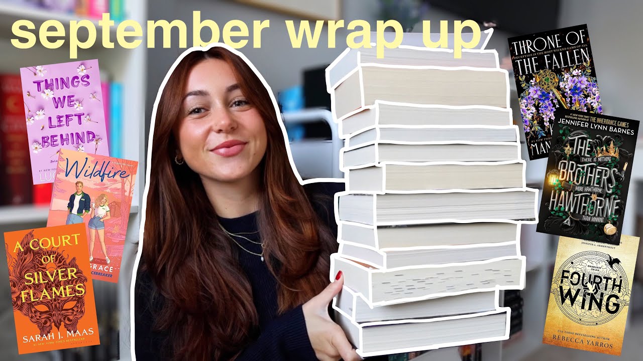 september wrap-up! 📖🍂 12 books: mystery, romance, & lots of fantasy!
