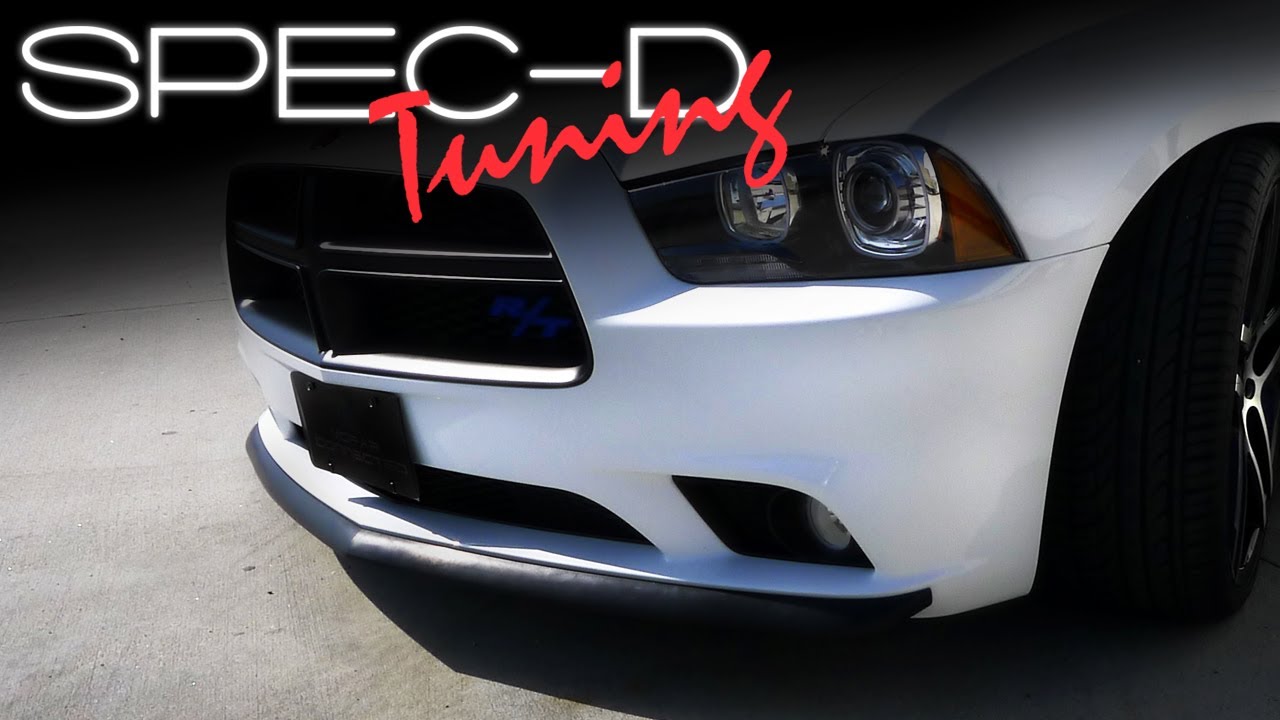 SPECDTUNING INSTALLATION VIDEO: 2011 - 2014 DODGE CHARGER LOWER FRONT LIP