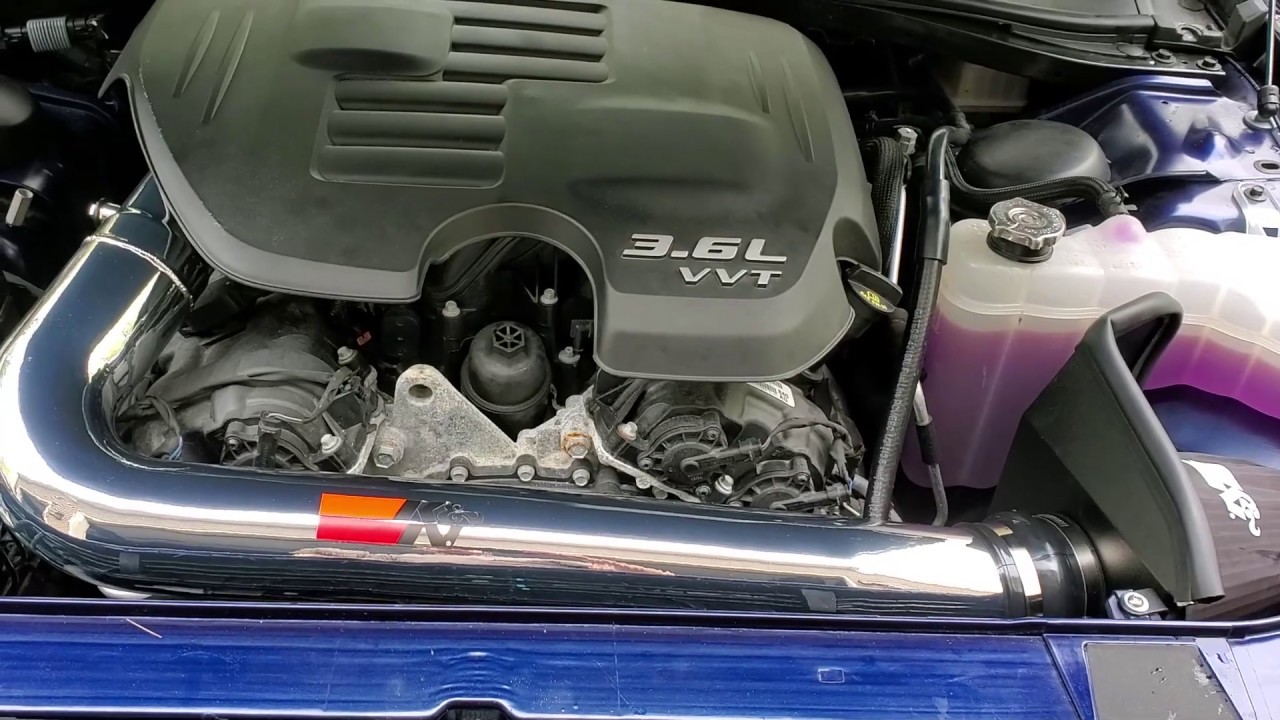 Does a K&N Typhoon intake make my Dodge Challenger 3.6L sound different?