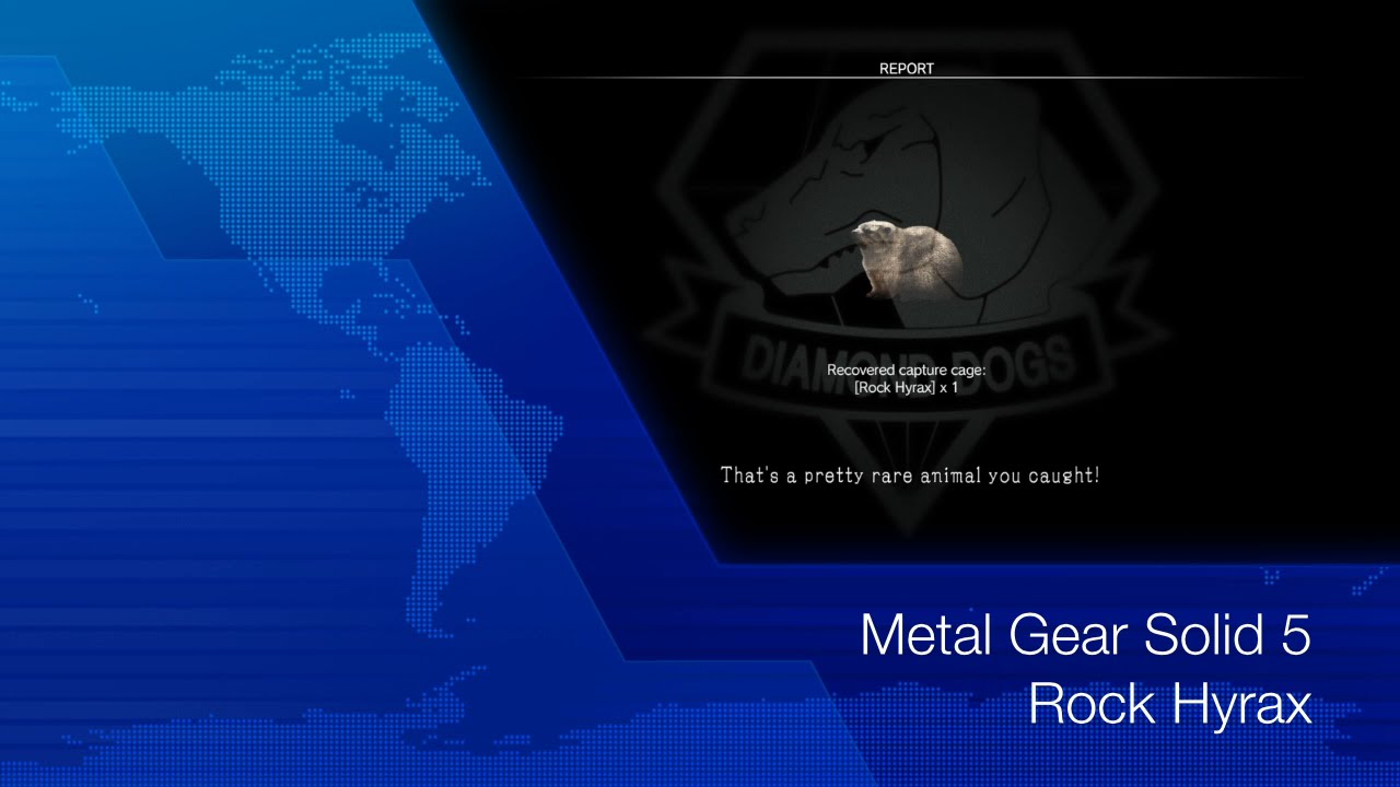 Metal Gear Solid 5 [MGS5]: #20 Rare Animals Rock Hyrax