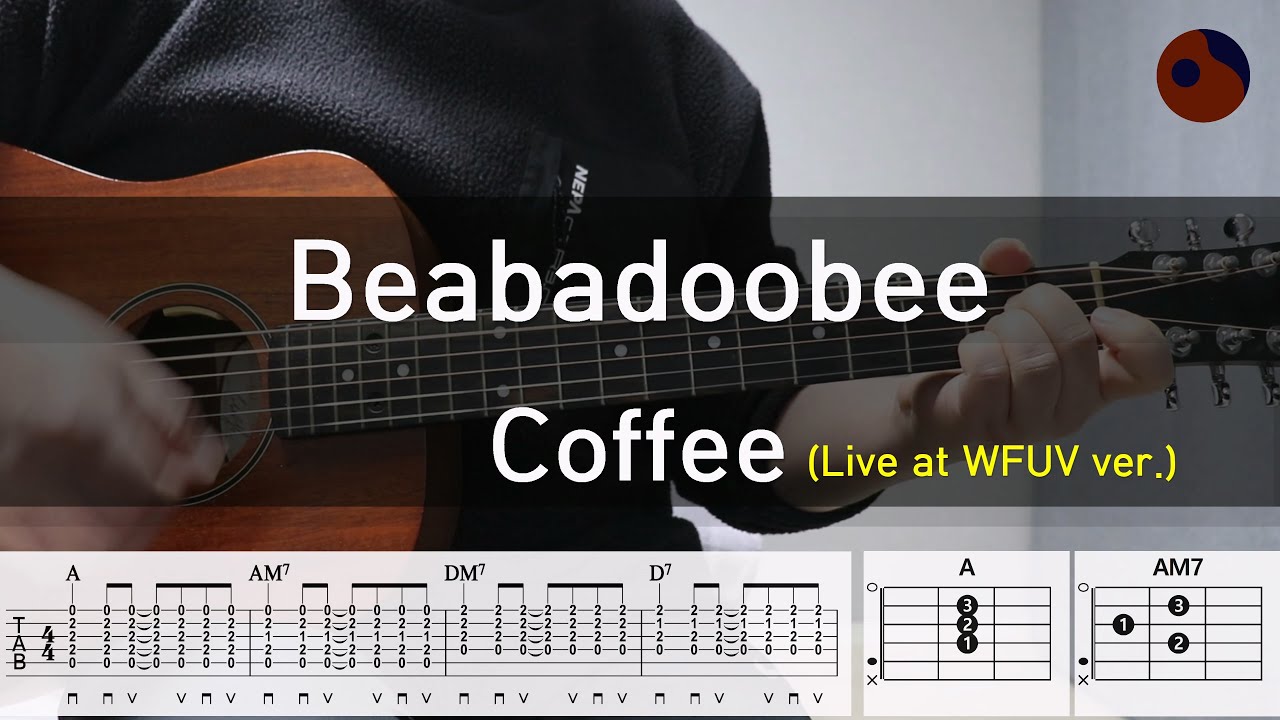Beabadoobee - Coffee [Live at WFUV ver.] |기타코드,커버,타브악보|
