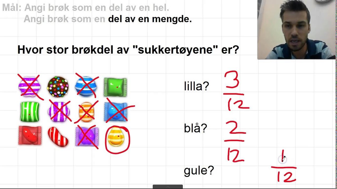 Brøk 5-2 - Angi brøk