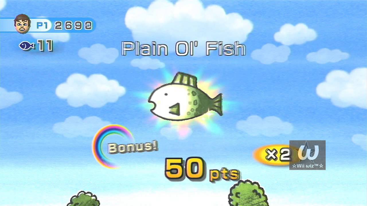 Wii Play: Fishing - My Record (4230 Points)