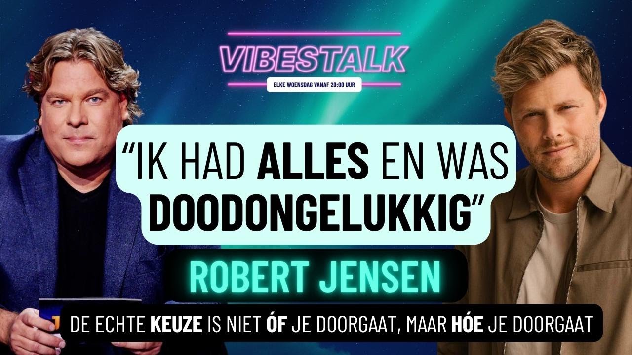 'OF STAP JE DAN UIT HET LEVEN' | ROBERT JENSEN | 'ZIJN LAATSTE PERSOONLIJKE INTERVIEW'