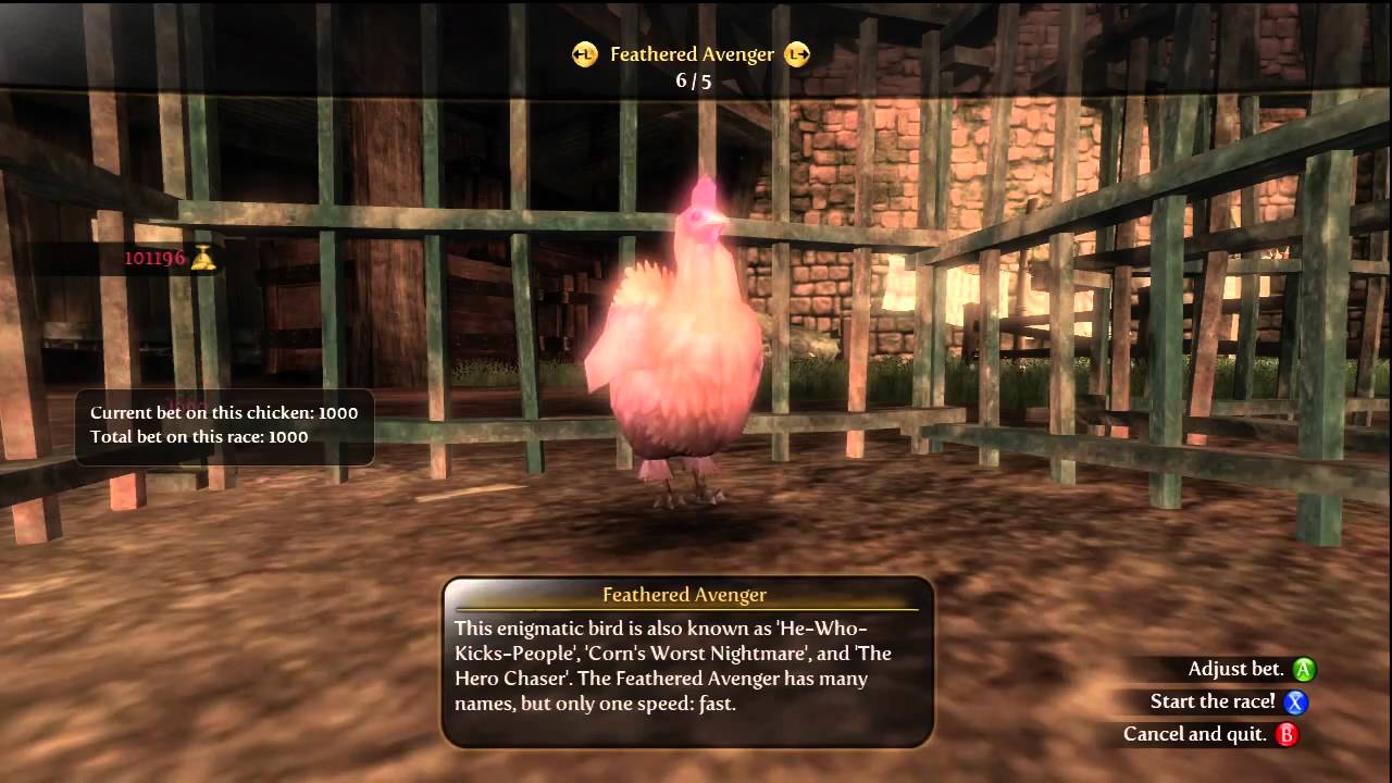 Fable: 3 Epic Chicken Race