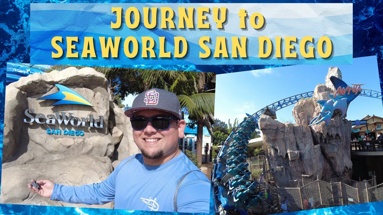 JOURNEY to SEAWORLD SAN DIEGO | Quick Trip - Sea Lion Show, Manta, Atlantis & Shipwreck Rapids