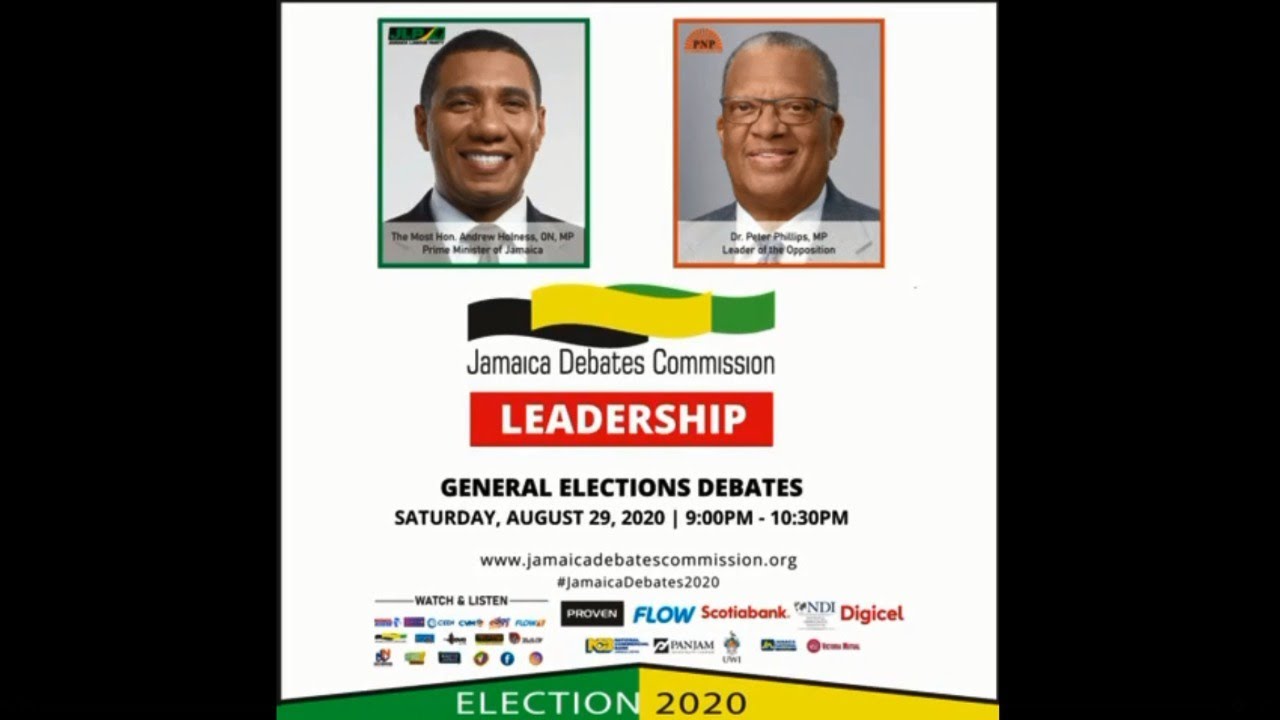 Jamaica Debates Commission | General Election Debates | Leadership Debate - August 29, 2020​