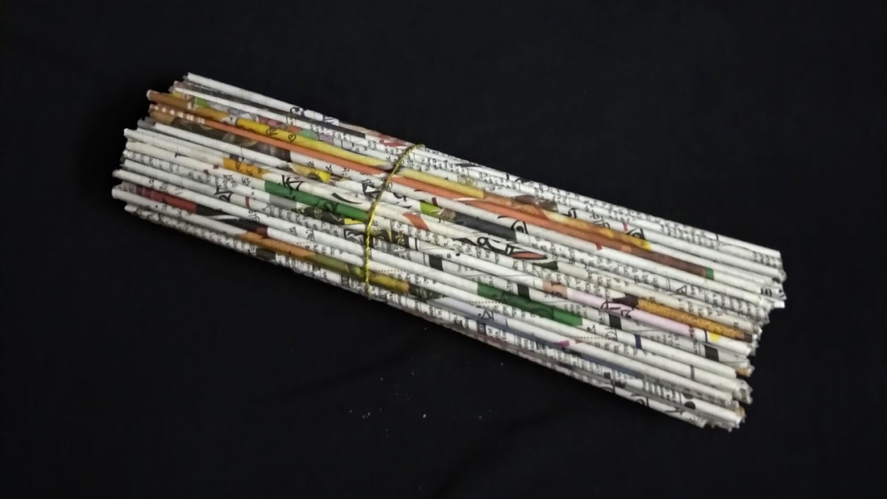 3 DIY NEWSPAPER BASKET/NEWSPAPER CRAFT IDEAS