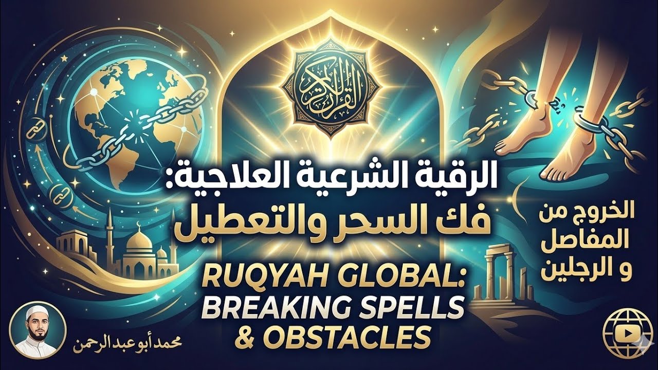 الرقية الشرعية العلاجية من المرشوش، التعطيل، وقف الحال،الخروج من المفاصل و الرجلين