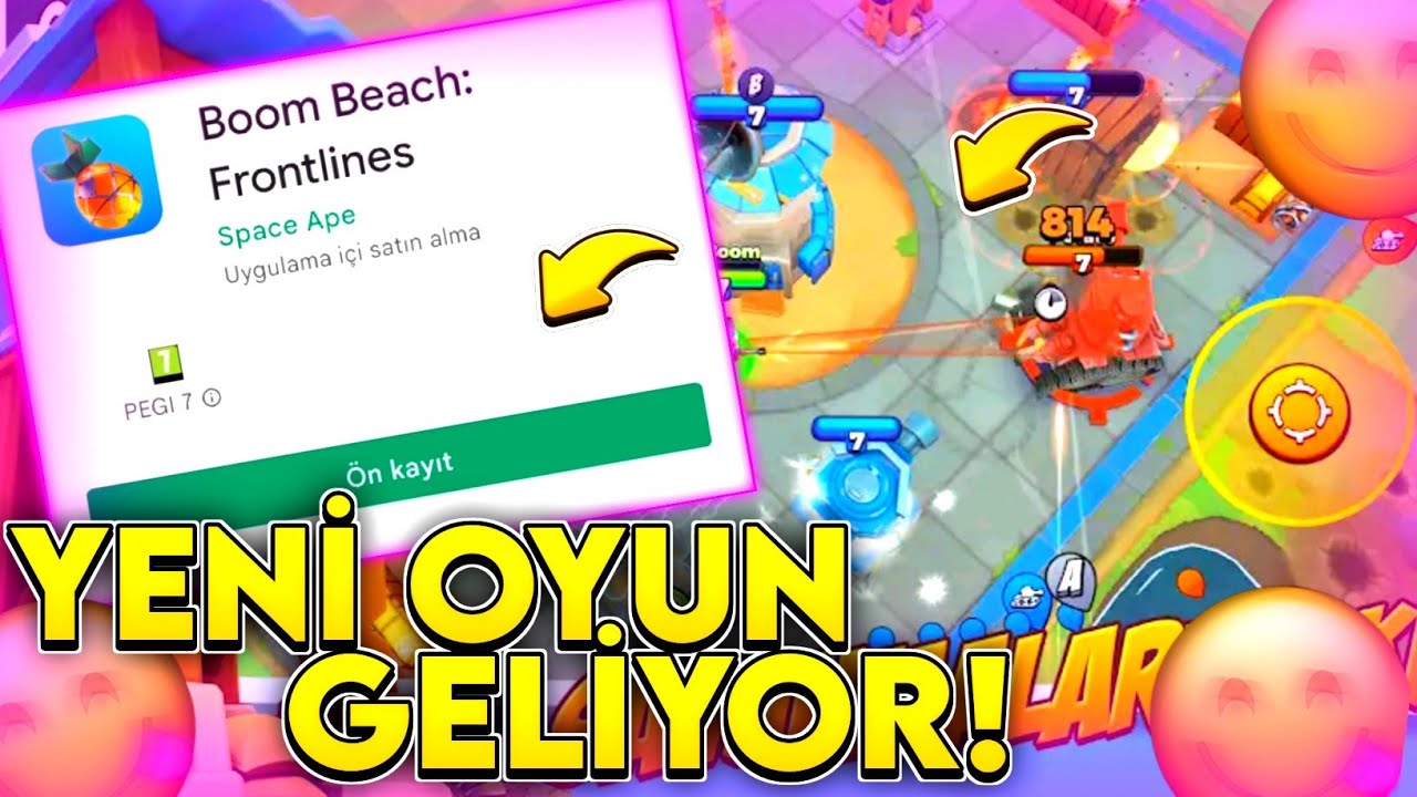 YENİ OYUN GELİYOR! - BOOM BEACH FRONTLİNES 🎁💎