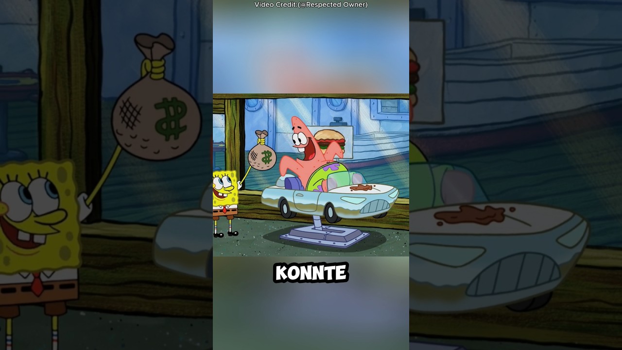 SpongeBobs KI-Auto!  #spongebob #viral #shorts #animation