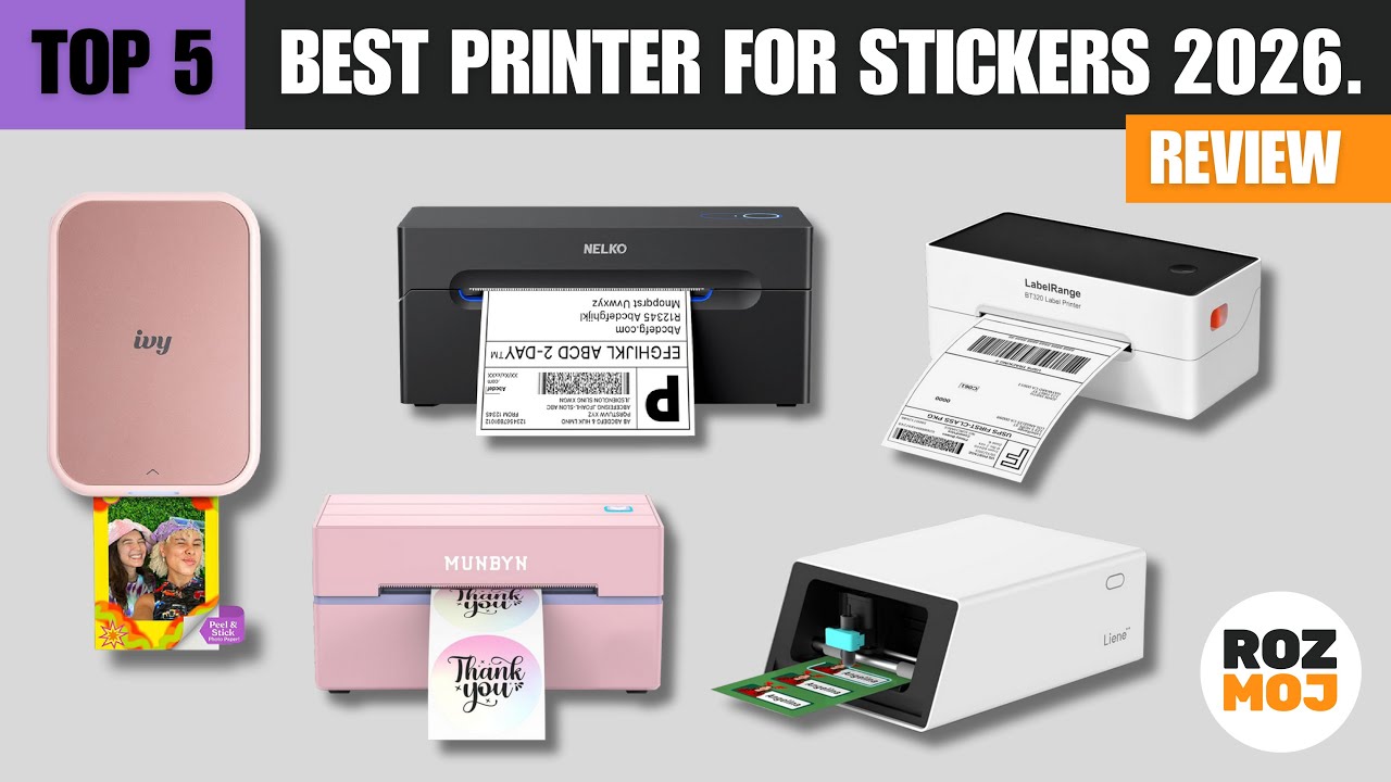 Top 5 Best Printer for Stickers 2026 Review | Top Printers for DIY, Business & Crafting Labels