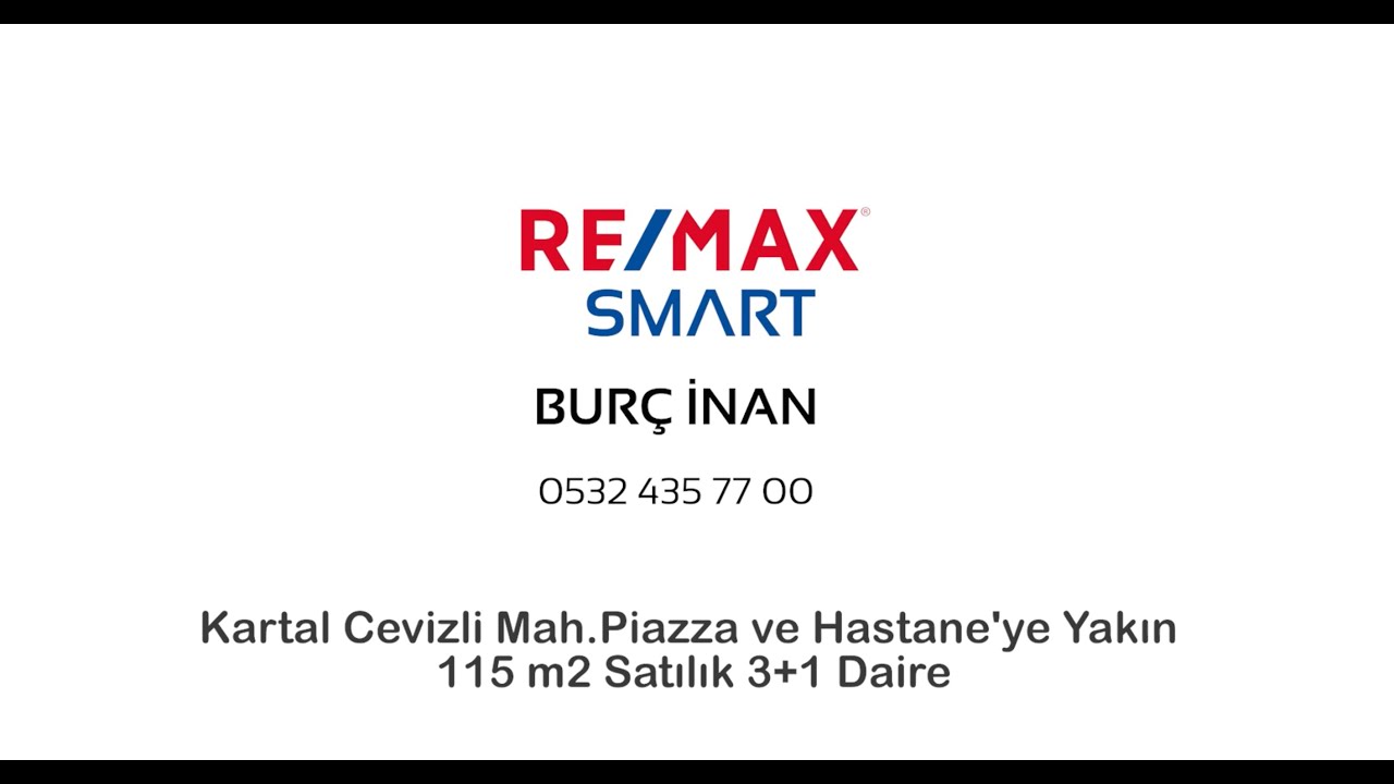 Kartal Cevizli Mah. 115 m2 Satılık 3+1 Daire