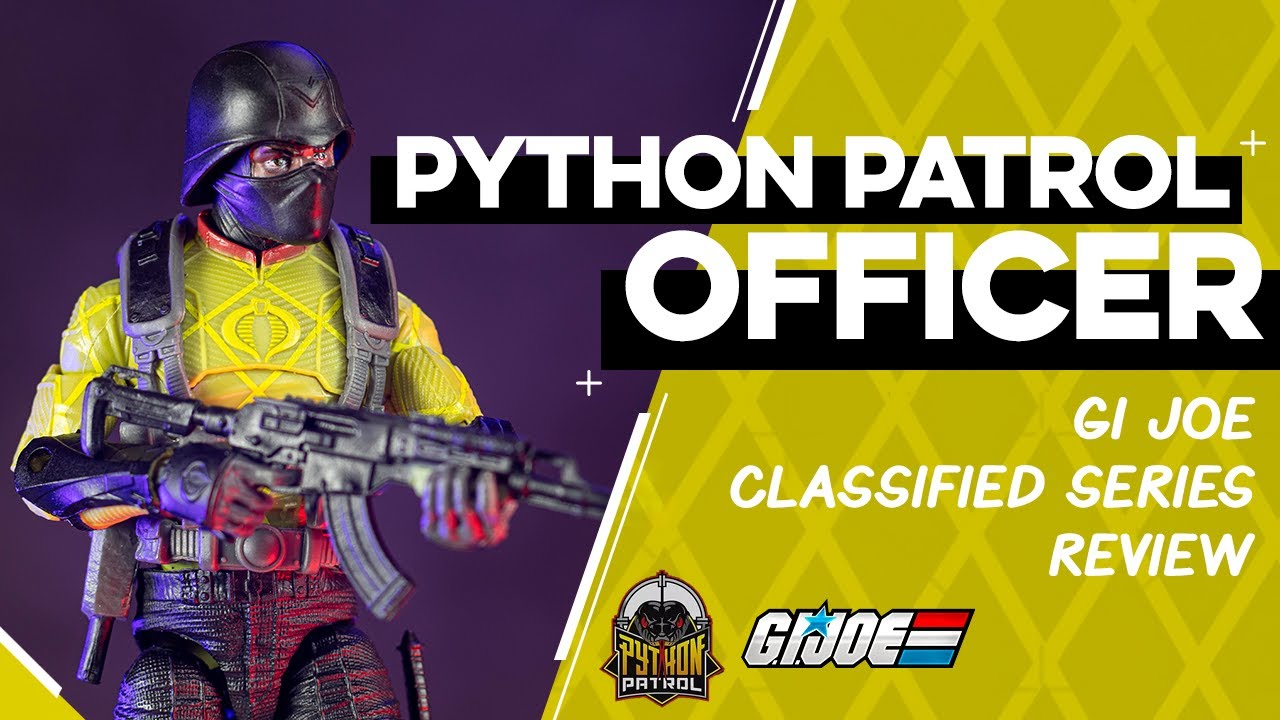 Python Patrol Officer | G.I. JOE Classified Series | Review en español