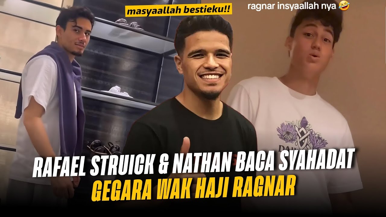 Kocak Banget Ragnar Semua Diajak Islam !! Ragnar Oratmangoen Buat Struick & Nathan Belajar Islam