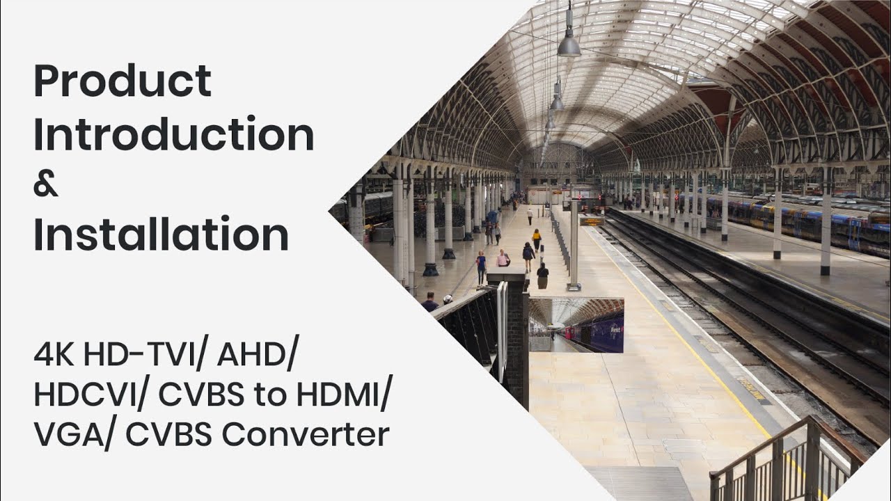 Connect Analog BNC Cameras to HDMI/VGA Monitors Easily | BNC to HDMI Converter | SC&T