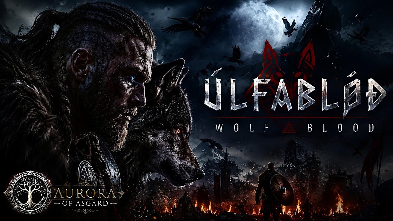 &Uacute;lfabl&oacute;&eth; - Wolf Blood | Old Norse + English (Official Lyrics Video)