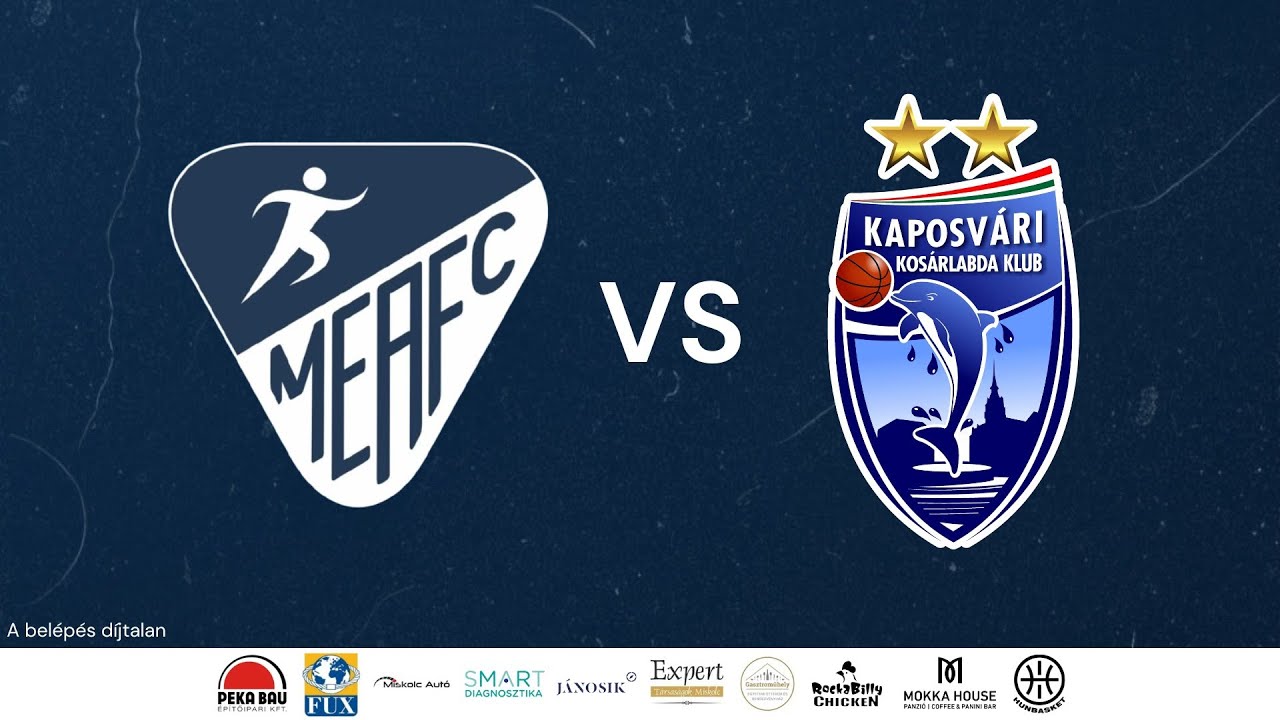 MEAFC TV Kosárlabda MEAFC-Peka Bau - Kometa Kaposvári KK