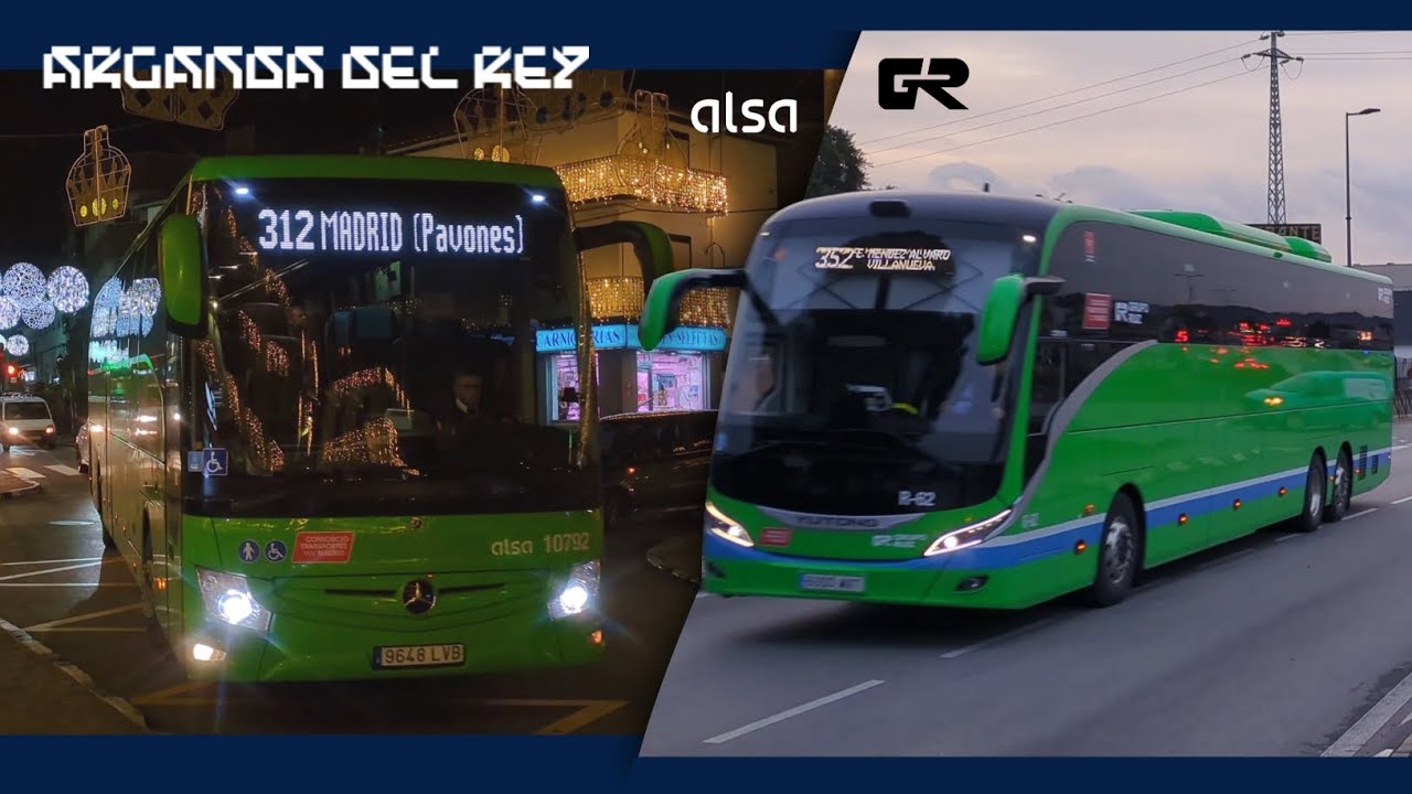⁴ᵏ | AUTOBUSES por Arganda del Rey | Yutong, Mercedes, Iveco, etc...