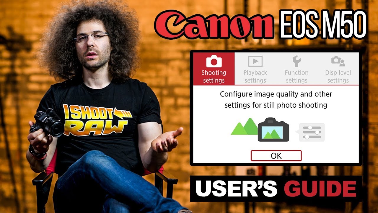 Canon EOS M50 User's Guide | How To Set Up Your New Camera (Tutorial)
