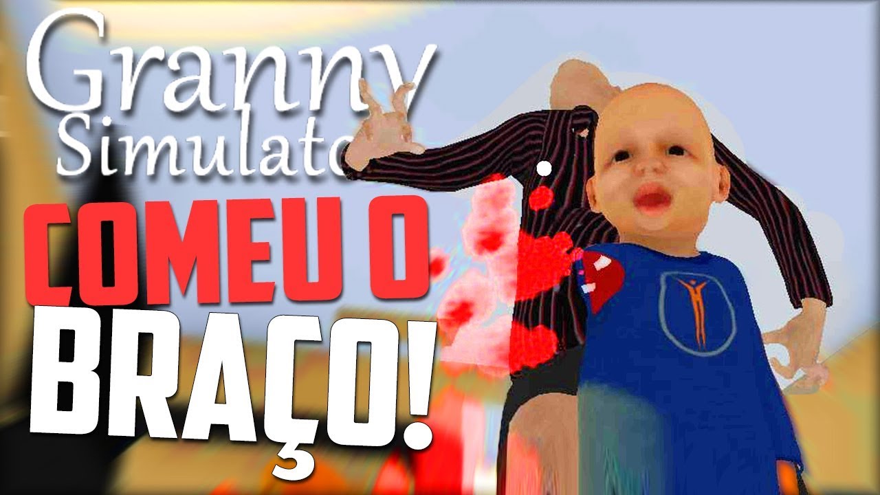 Comeu o Braço! - Granny Simulator Momentos Engraçados