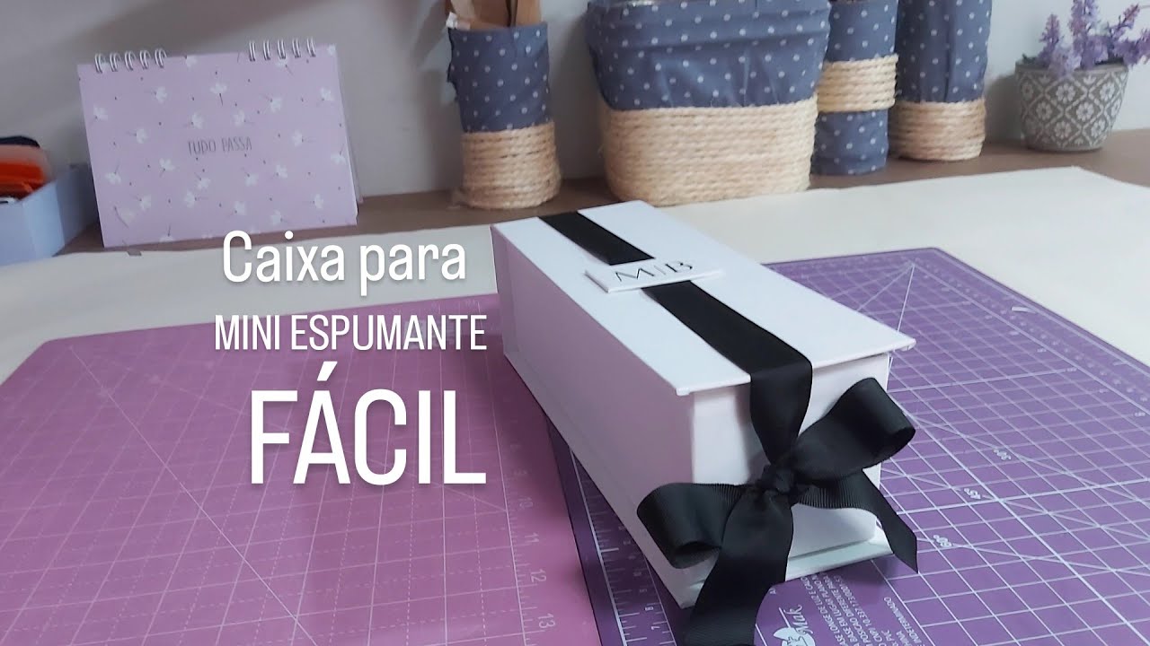 Passo a Passo Caixa Mini Espumante Cartanada