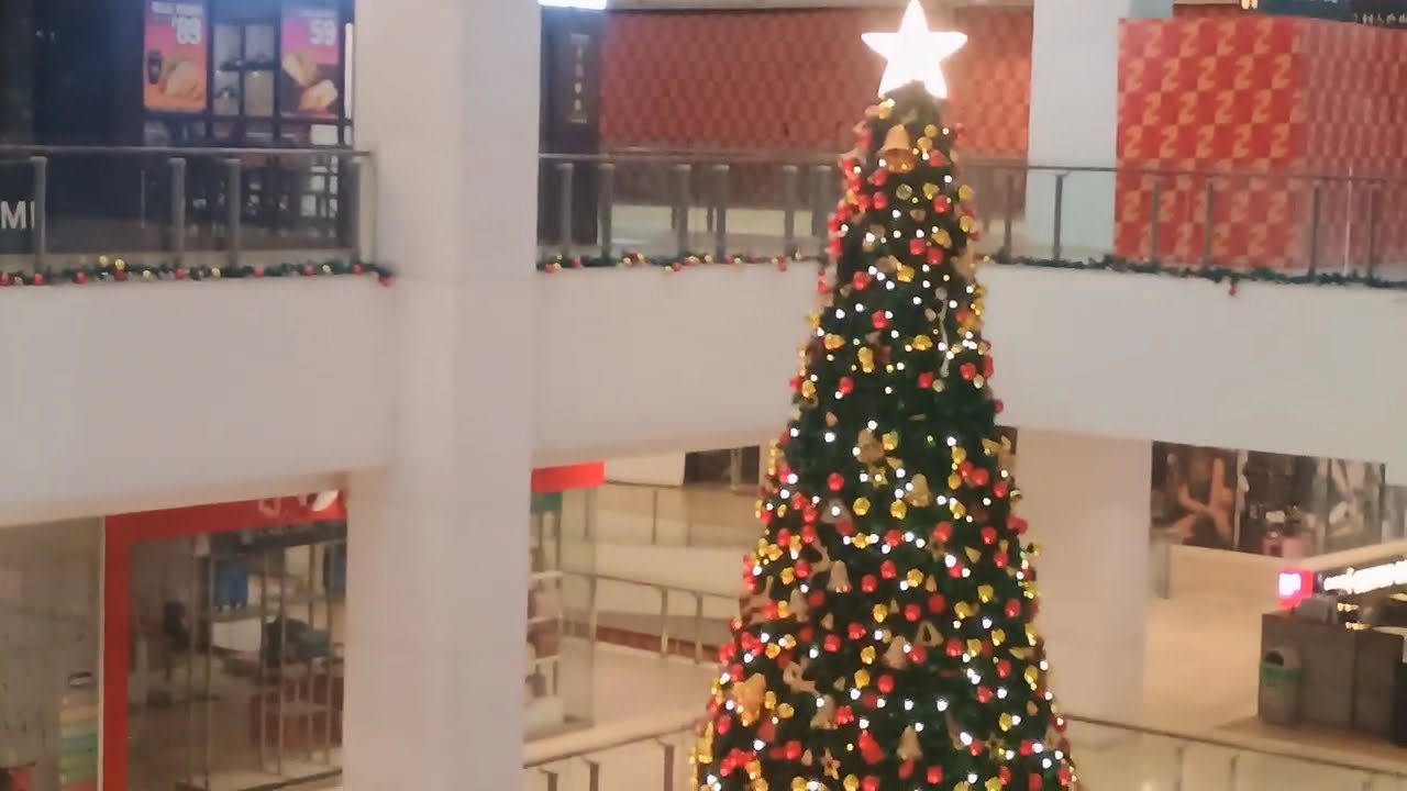 Giant 4-Storey Christmas Tree ✨ VR Punjab Mall Kharar Magical Lights! 🎄
