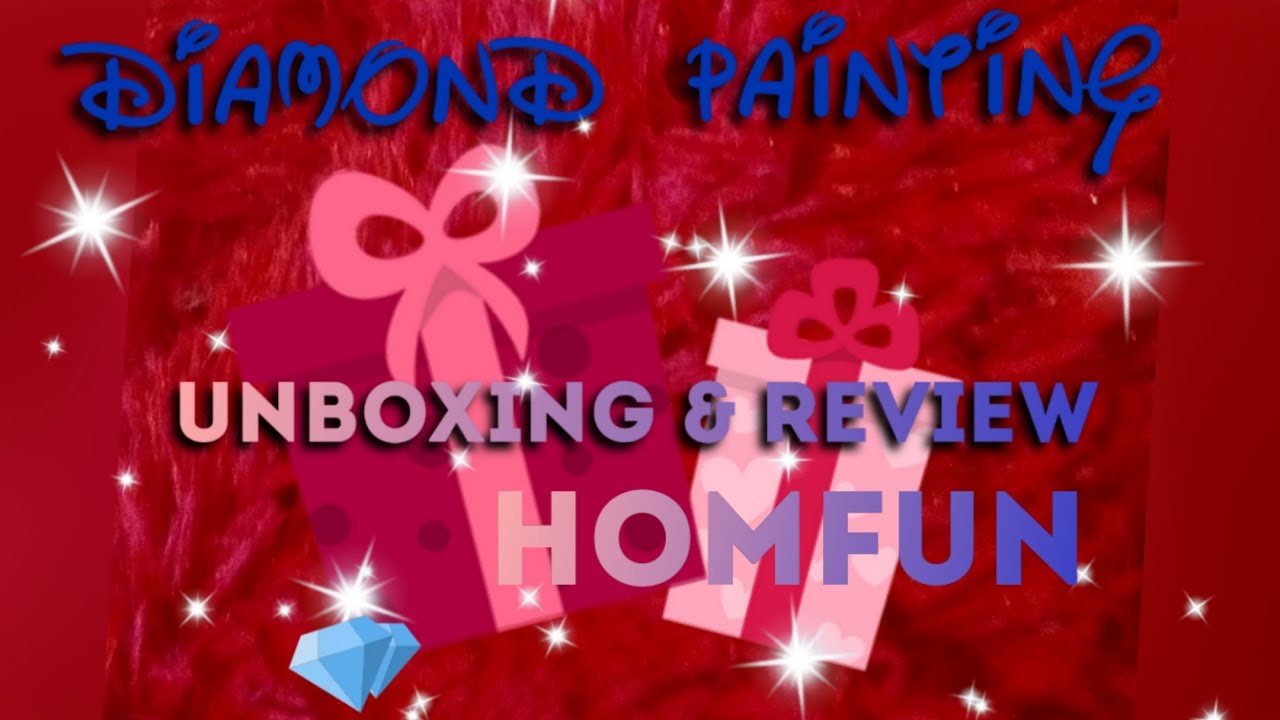 Diamond Painting unboxing & review 1xgroßes 😍 und kleine Bilder von Homfun #4