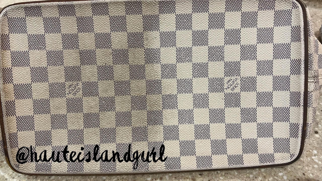 How to clean Louis Vuitton Azur Canvas