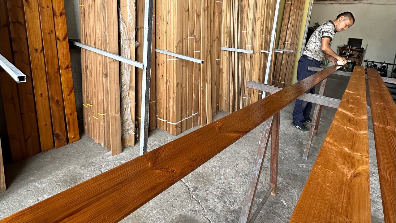 نحوه رنگ آمیزی چوب ترمو