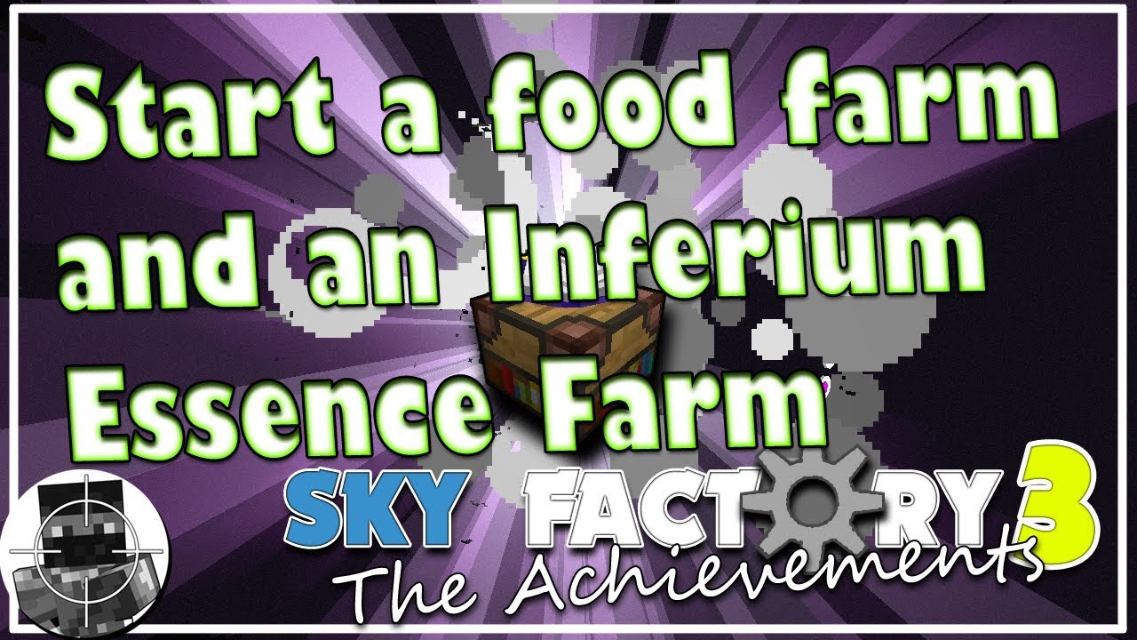 Start a food farm and an Inferium Essence Farm