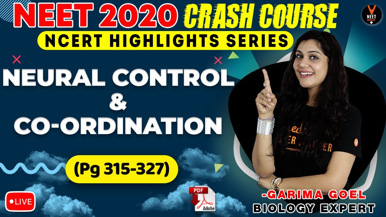 Neural Control and Coordination | NCERT Biology Highlight | Crash Course NEET 2020 Preparation