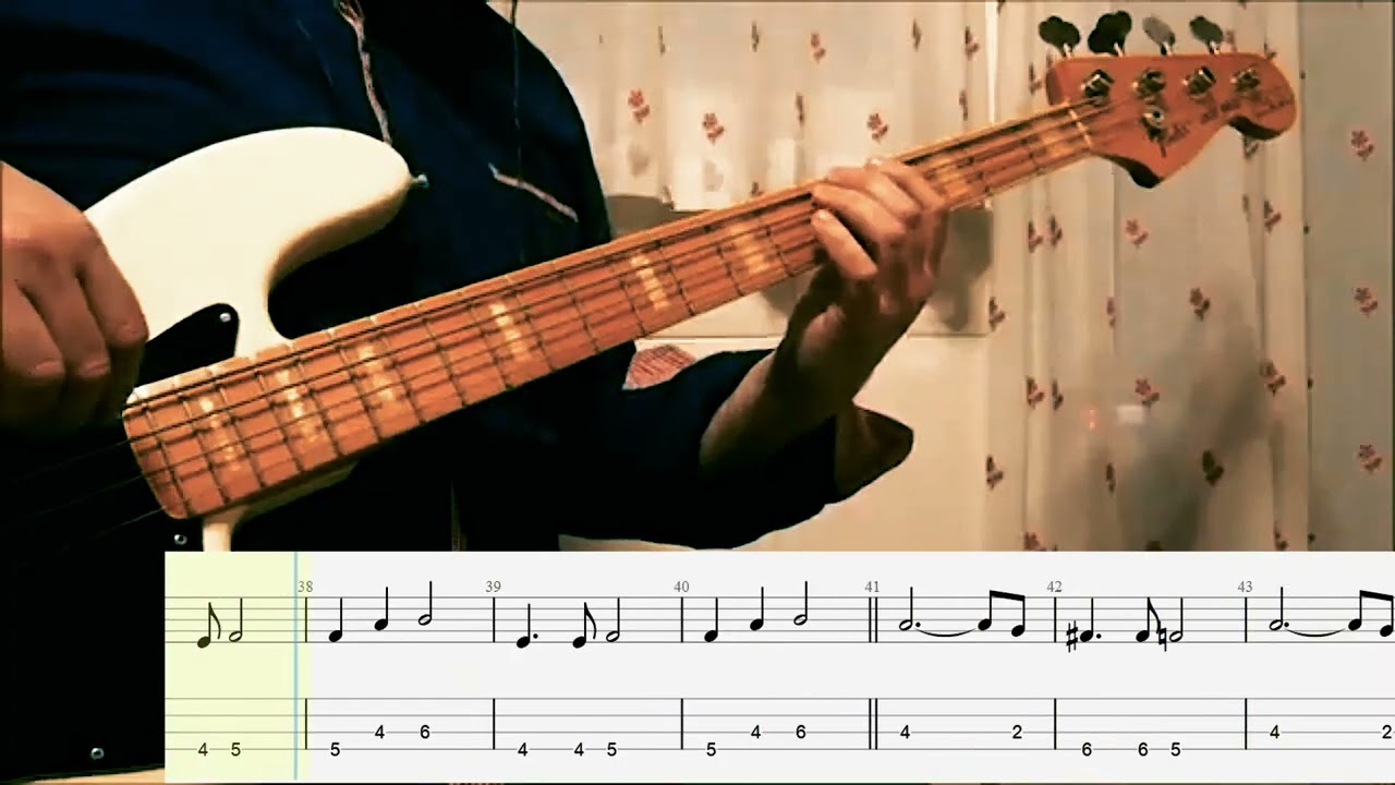 The Korgis -   Everybody's Got to Learn Sometime Bass Cover wiht TAB
