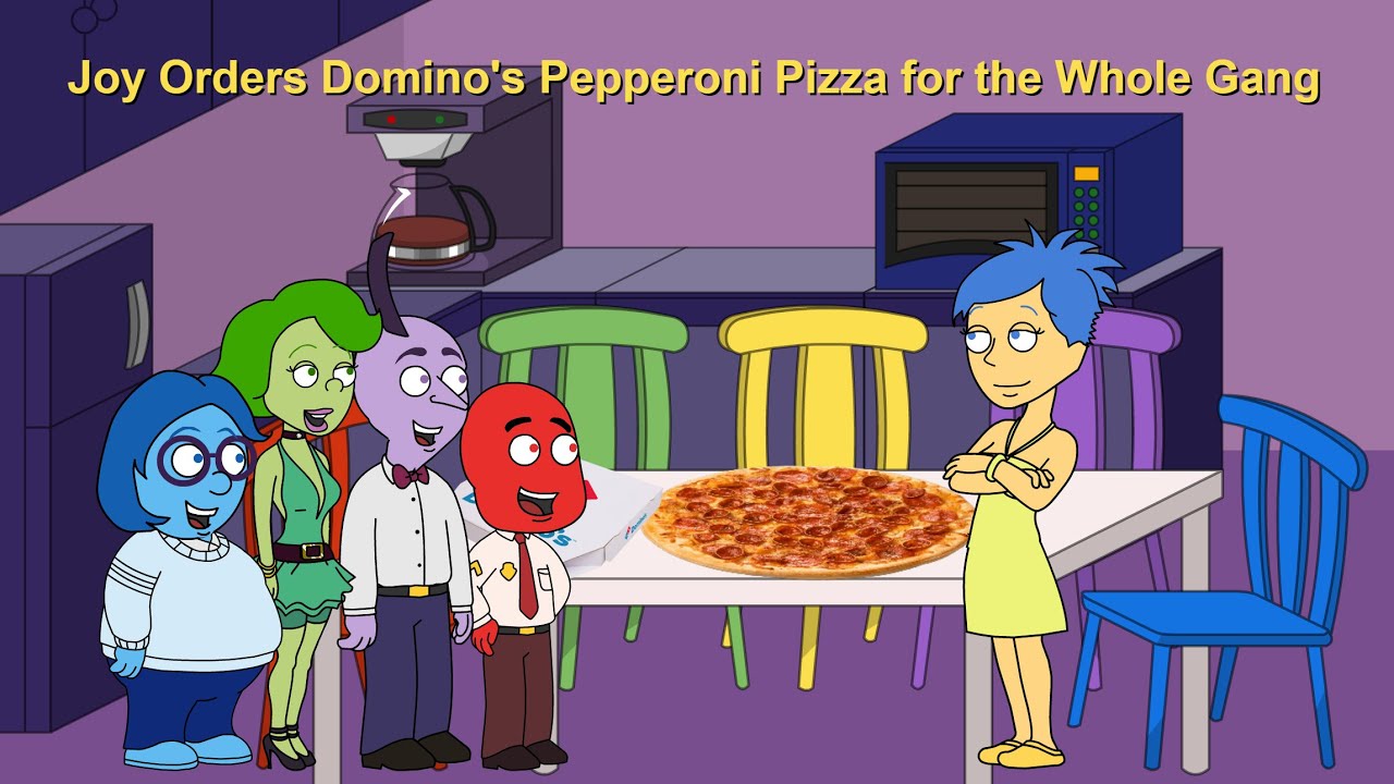 Joy Orders Domino's Pepperoni Pizza for the Whole Gang