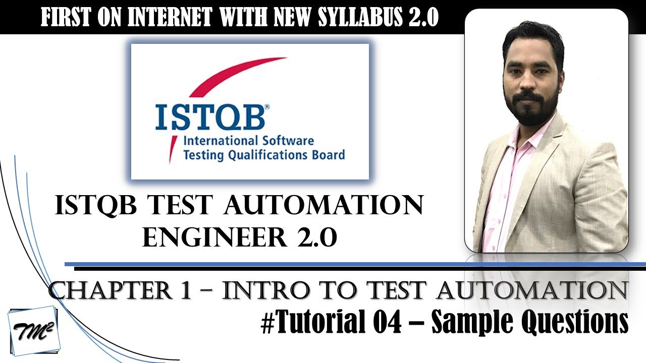 ISTQB Test Automation Engineer v2.0 | Tutorial 04 | Sample Questions on Chapter 1 | ISTQB Tutorials