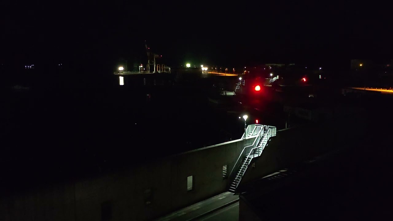 （注意：放送音声）津波警報切替　岩手県　釜石港　20210116