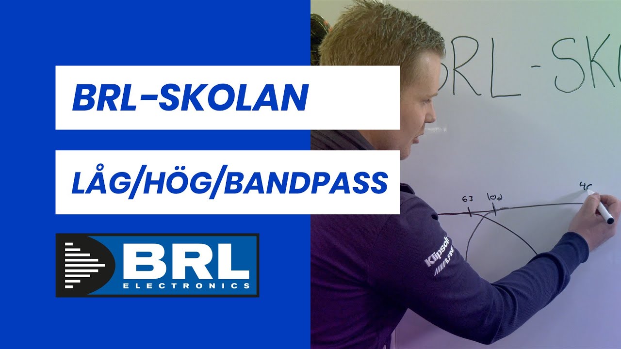 BRL-skolan: L&aring;gpass-, h&ouml;gpass och bandpassdelning!