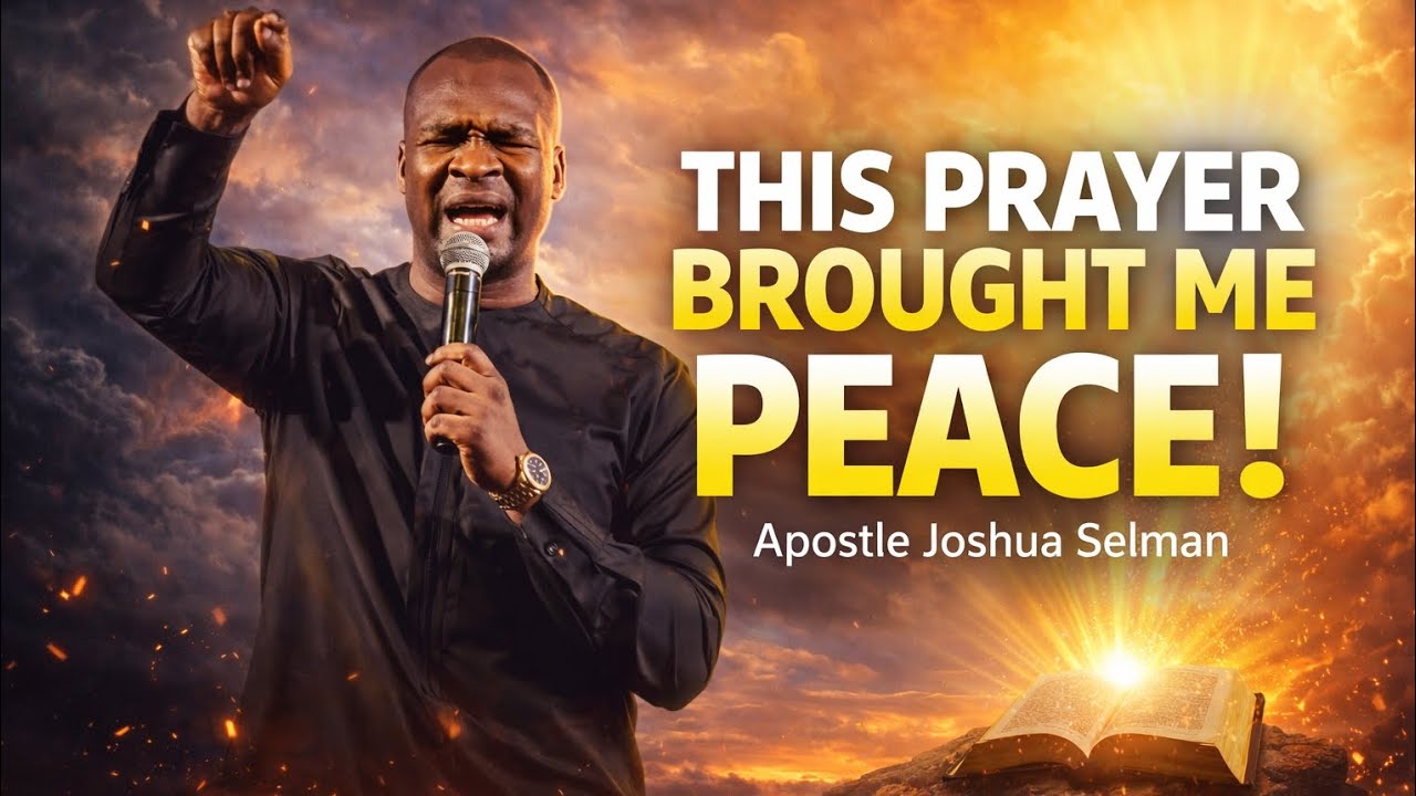 THIS PRAYER BROUGHT ME PEACE! Powerful Morning Prayer | Apostle Joshua Selman