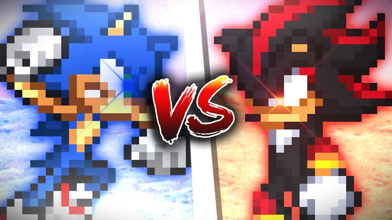 Sonic vs Shadow (Sprite Animation)