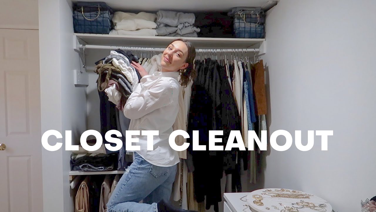 HUGE CLOSET CLEAN OUT 2021 (declutter + organization)